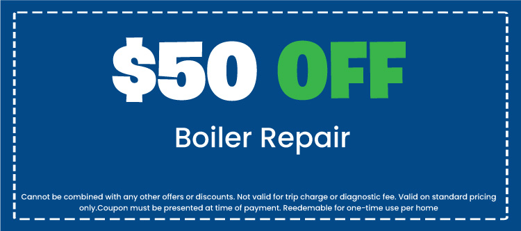  off boiler repair coupon from Your Plumber LLC, emphasizing plumbing service discounts and special offers.